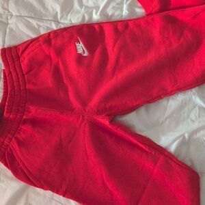 Nike Kids Bright Red Sweatpants